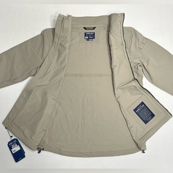 Carhartt Men's Jacket Super Dux Relaxed Fit Mock Neck, Large Tall, Greige - NWT - Picture 4 of 14